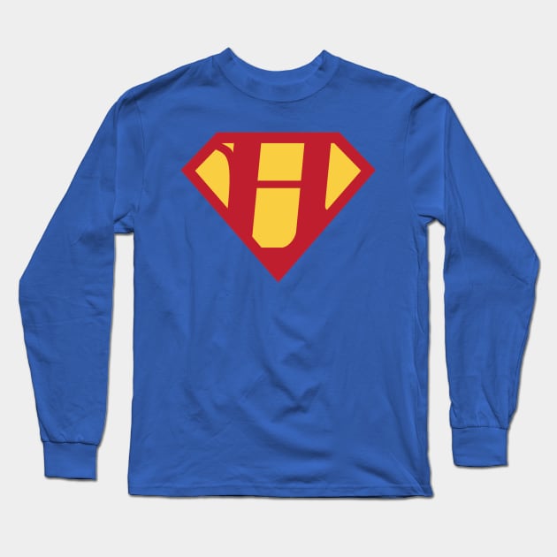 Letter H Long Sleeve T-Shirt by Ryan